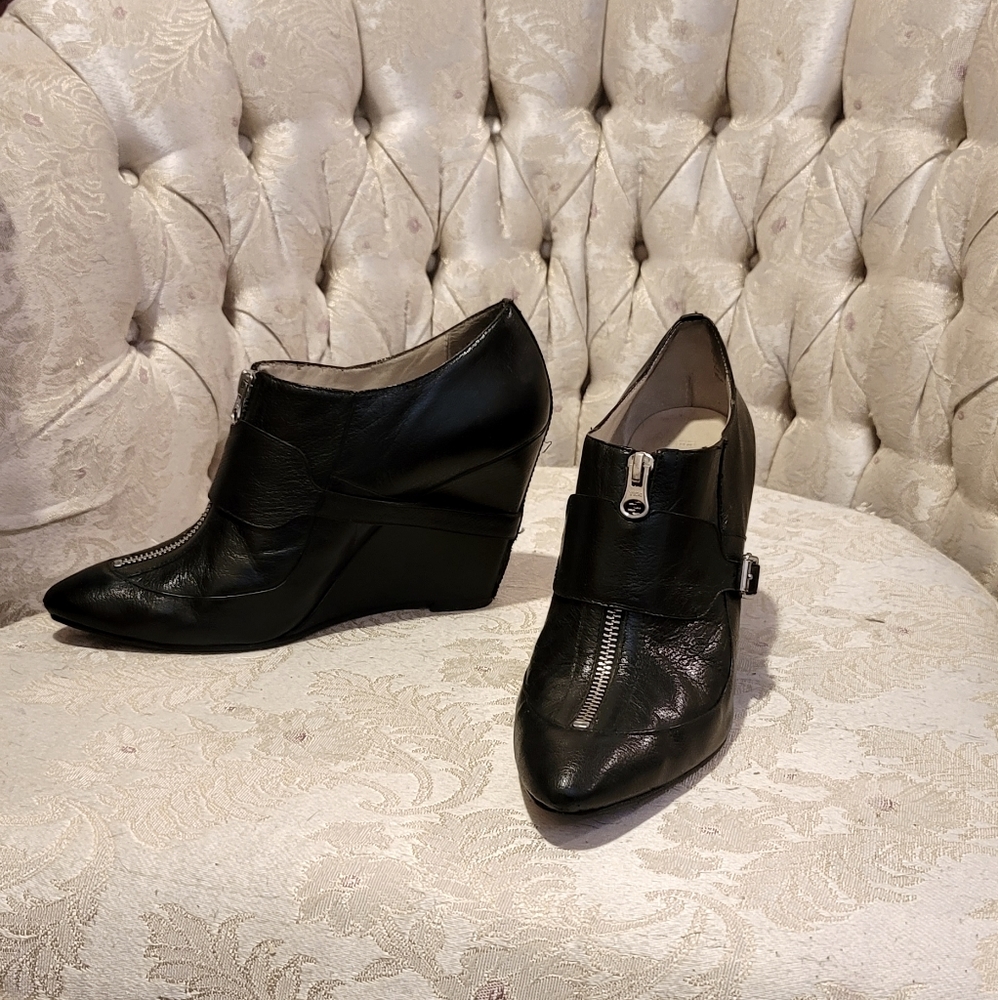 Elizabeth and James wedged booties
